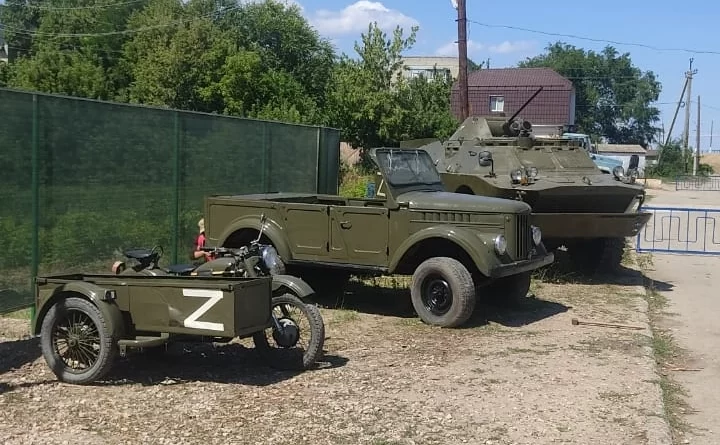 В военно-патриотический парк Хвалынска прибыла техника