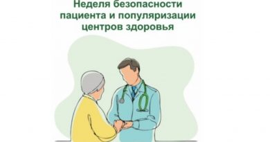 В России Неделя безопасности пациента и популяризации центров здоровья