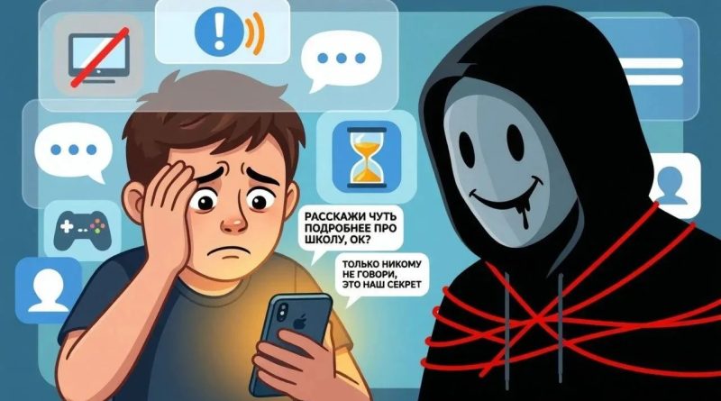 ⚠️ Кибергруминг: опасность прячется за маской дружбы